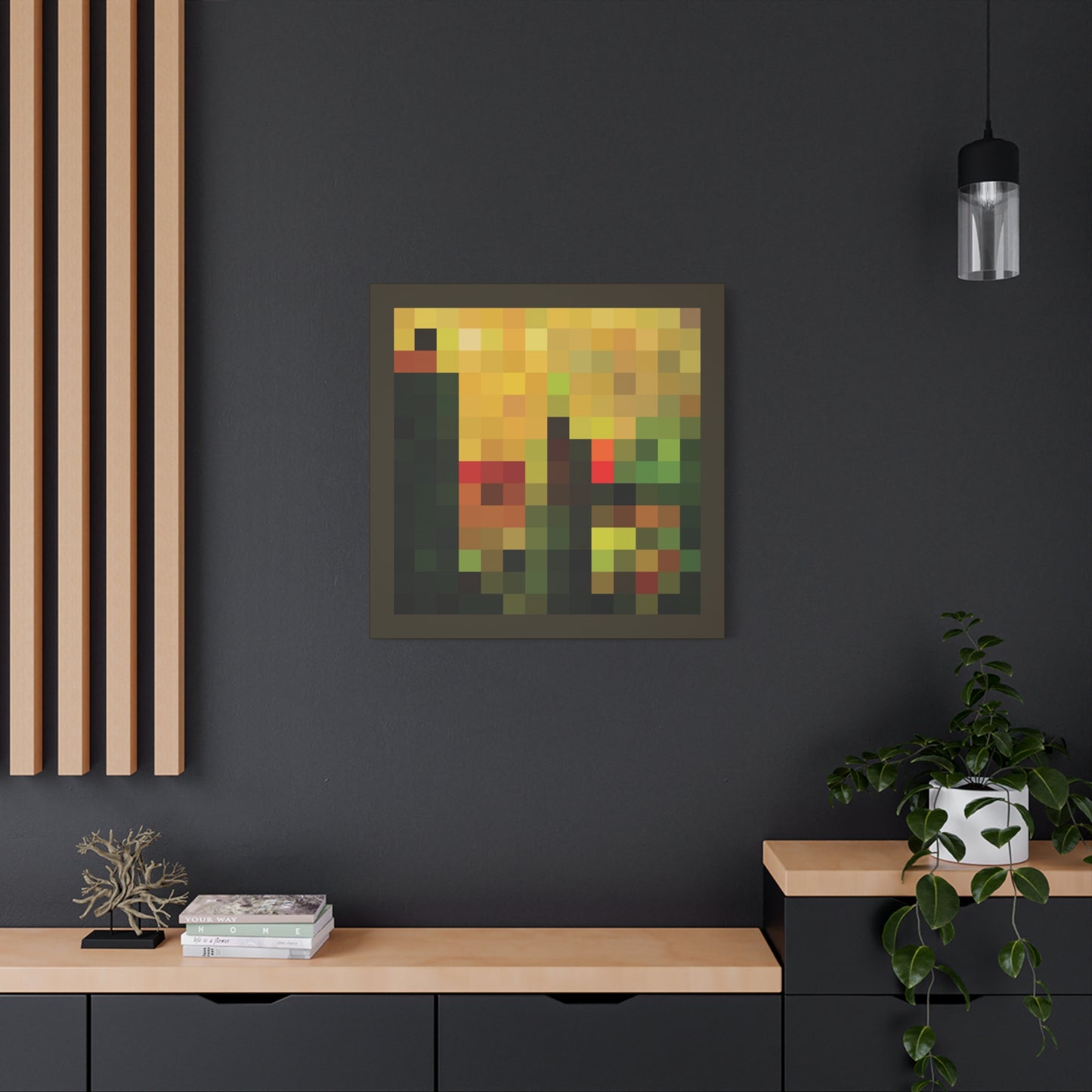 The Lamb 1:1 Minecraft-Based Painting