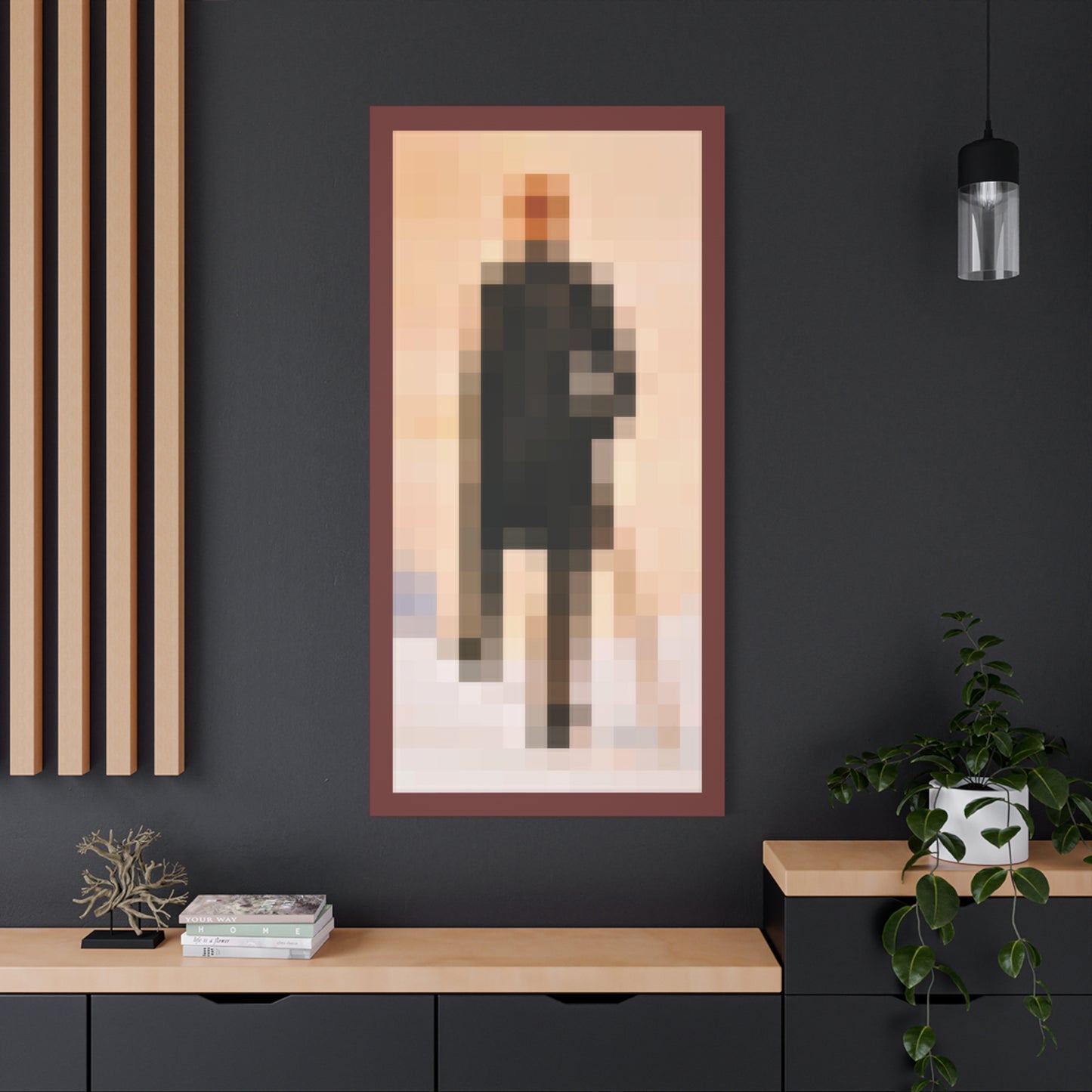 Wanderer 1:1 Minecraft-Based Painting