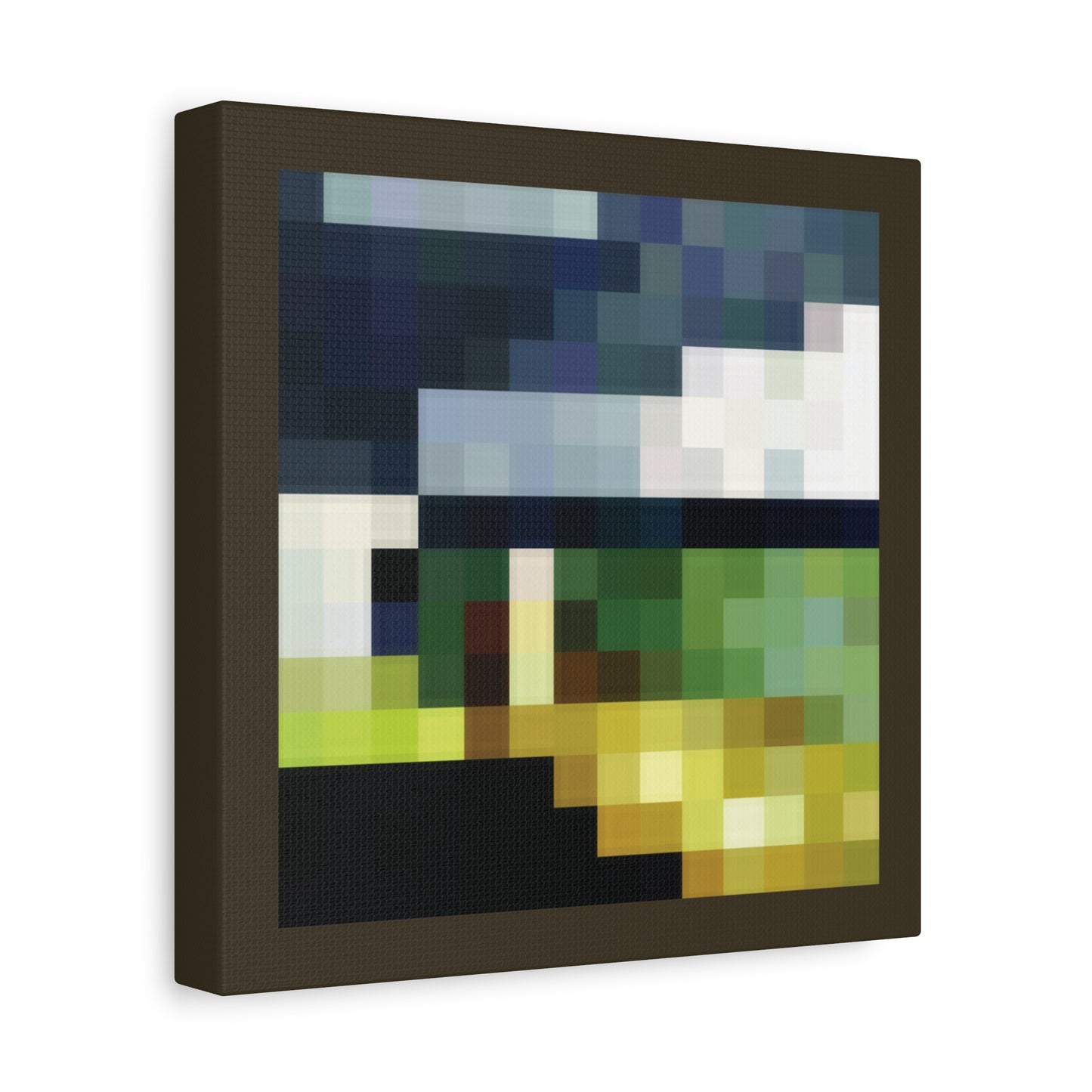 Pixel Aztec 1:1 Minecraft-Based Painting