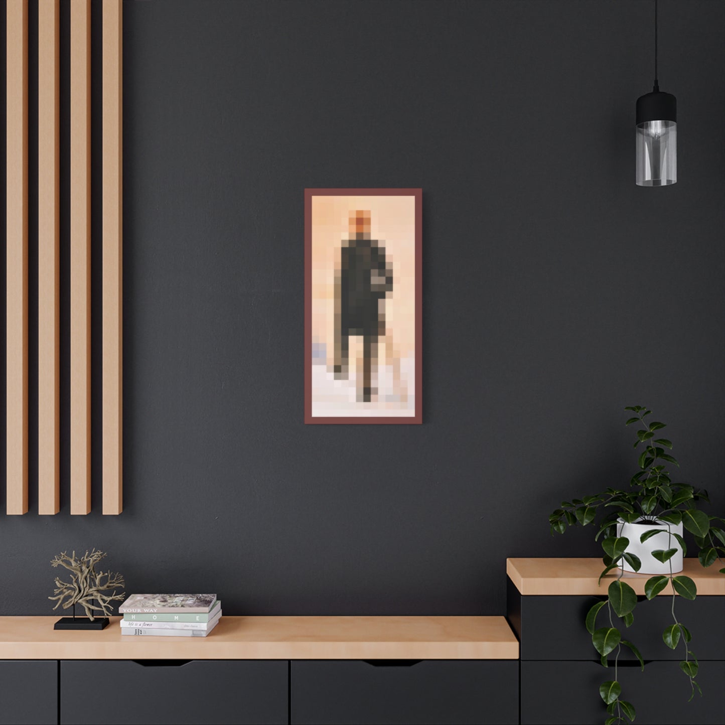 Wanderer 1:1 Minecraft-Based Painting