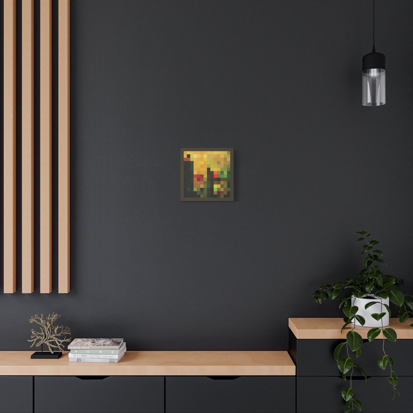 The Lamb 1:1 Minecraft-Based Painting