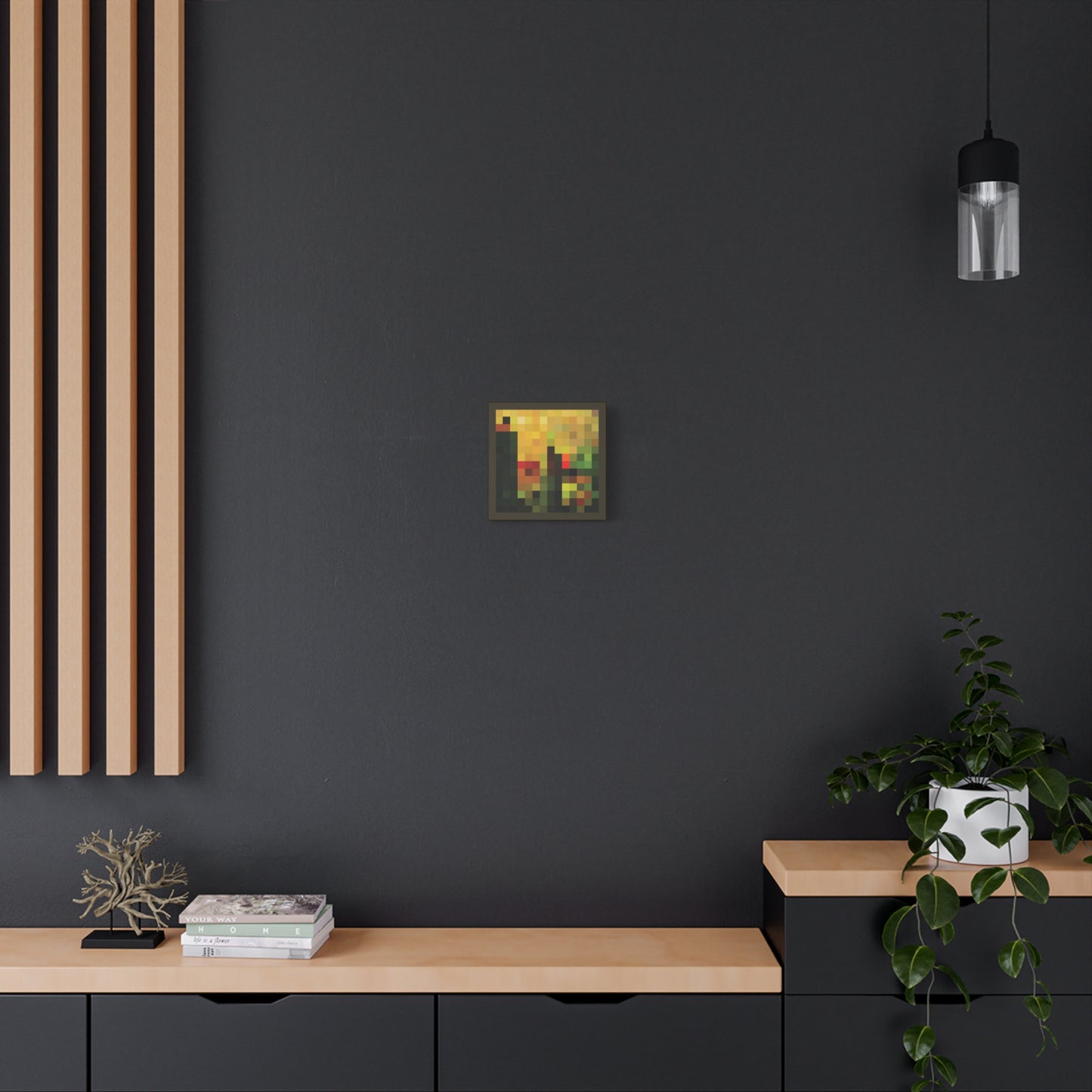 The Lamb 1:1 Minecraft-Based Painting