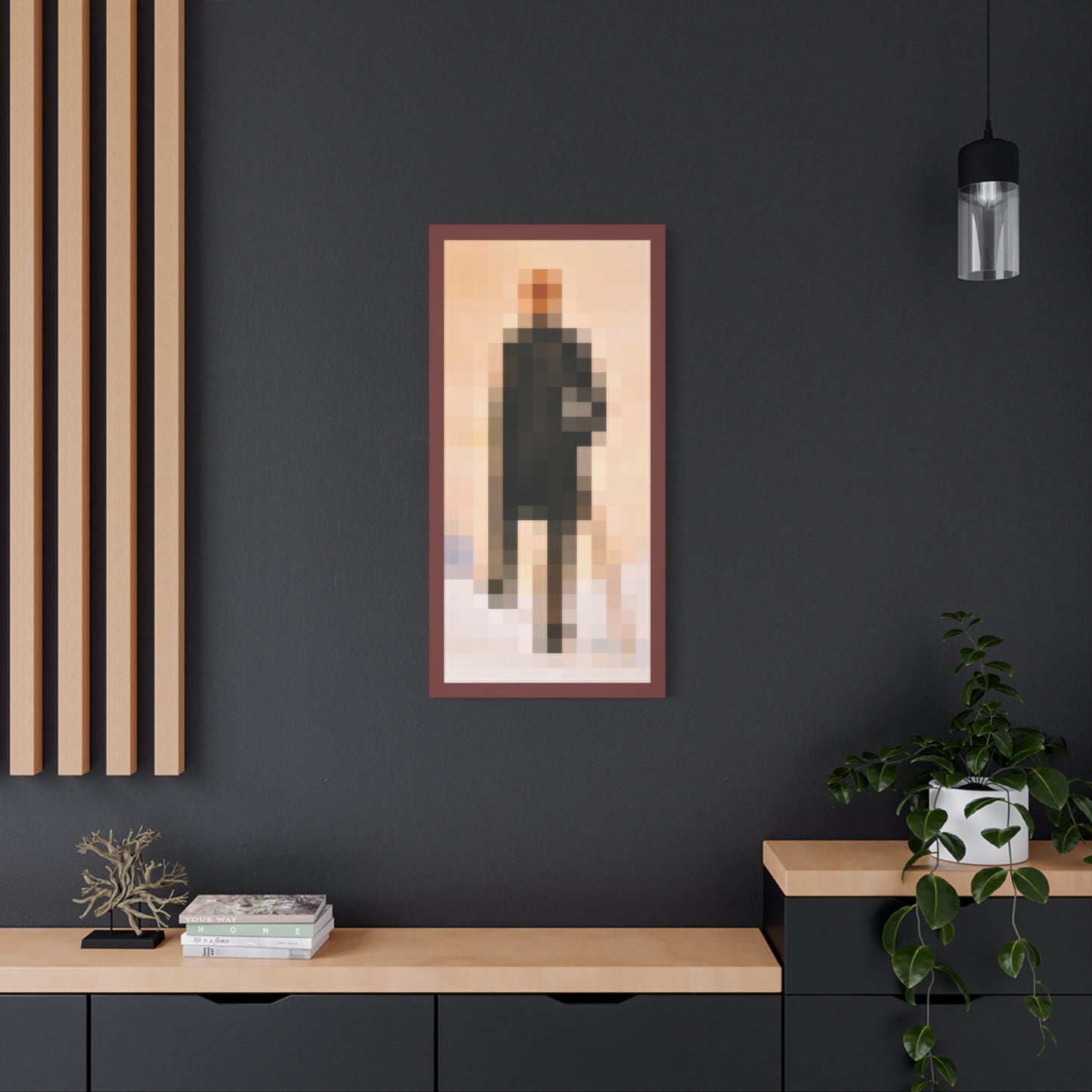 Wanderer 1:1 Minecraft-Based Painting
