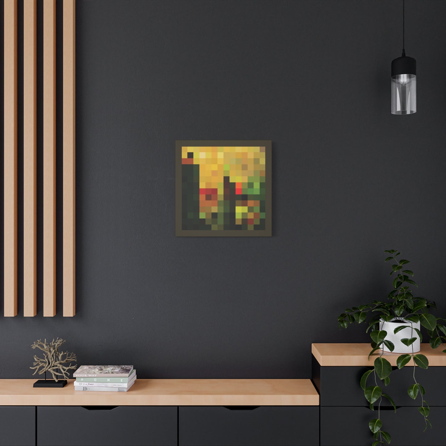 The Lamb 1:1 Minecraft-Based Painting