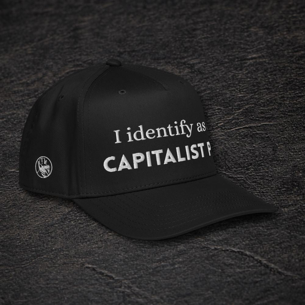 "I identify as a CAPITALIST PIG" Superior 5-Panel Mid-Profile Hat