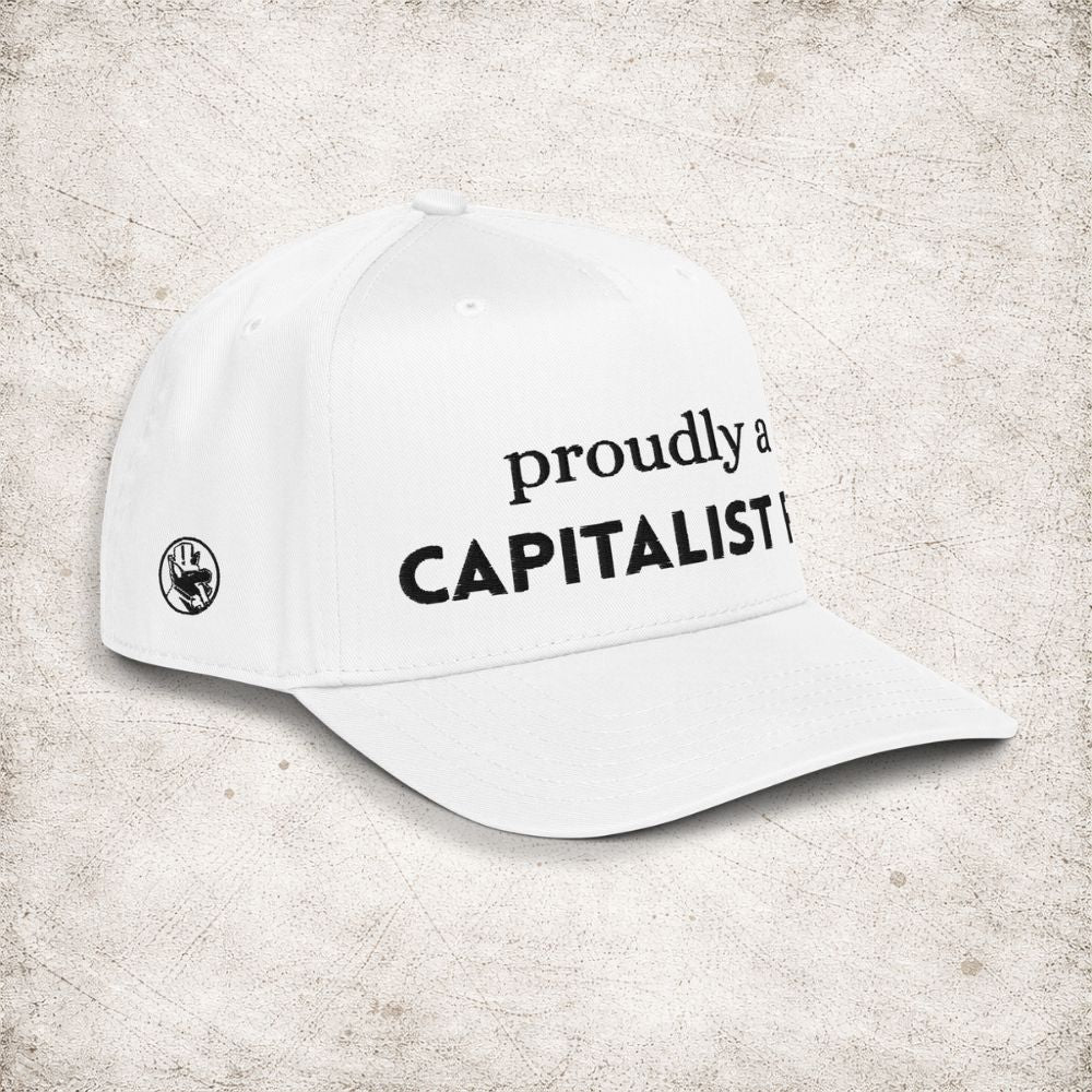 "Proudly a CAPITALIST PIG" Superior 5-Panel Mid-Profile Hat