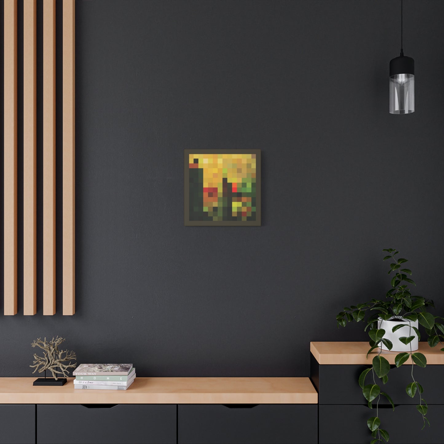 The Lamb 1:1 Minecraft-Based Painting