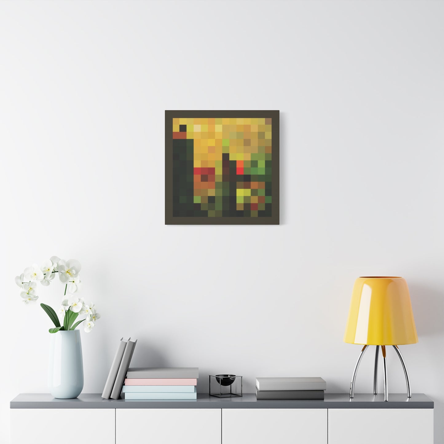 The Lamb 1:1 Minecraft-Based Painting
