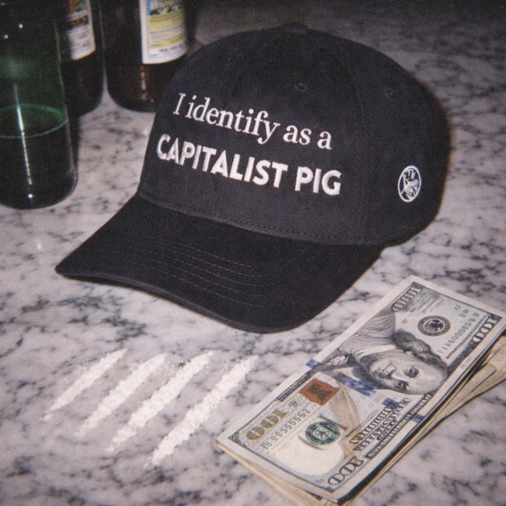 "I identify as a CAPITALIST PIG" Superior 5-Panel Mid-Profile Hat