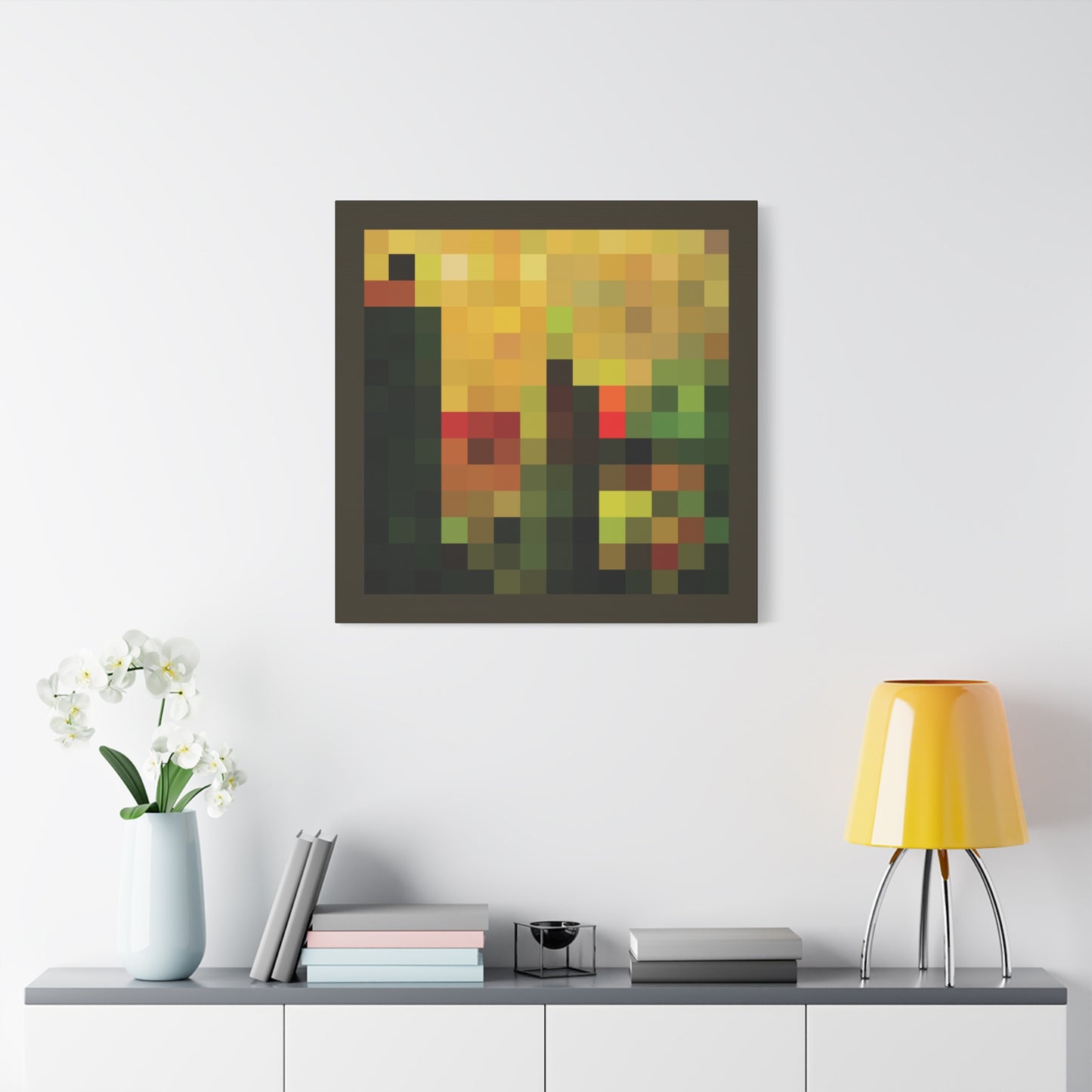 The Lamb 1:1 Minecraft-Based Painting